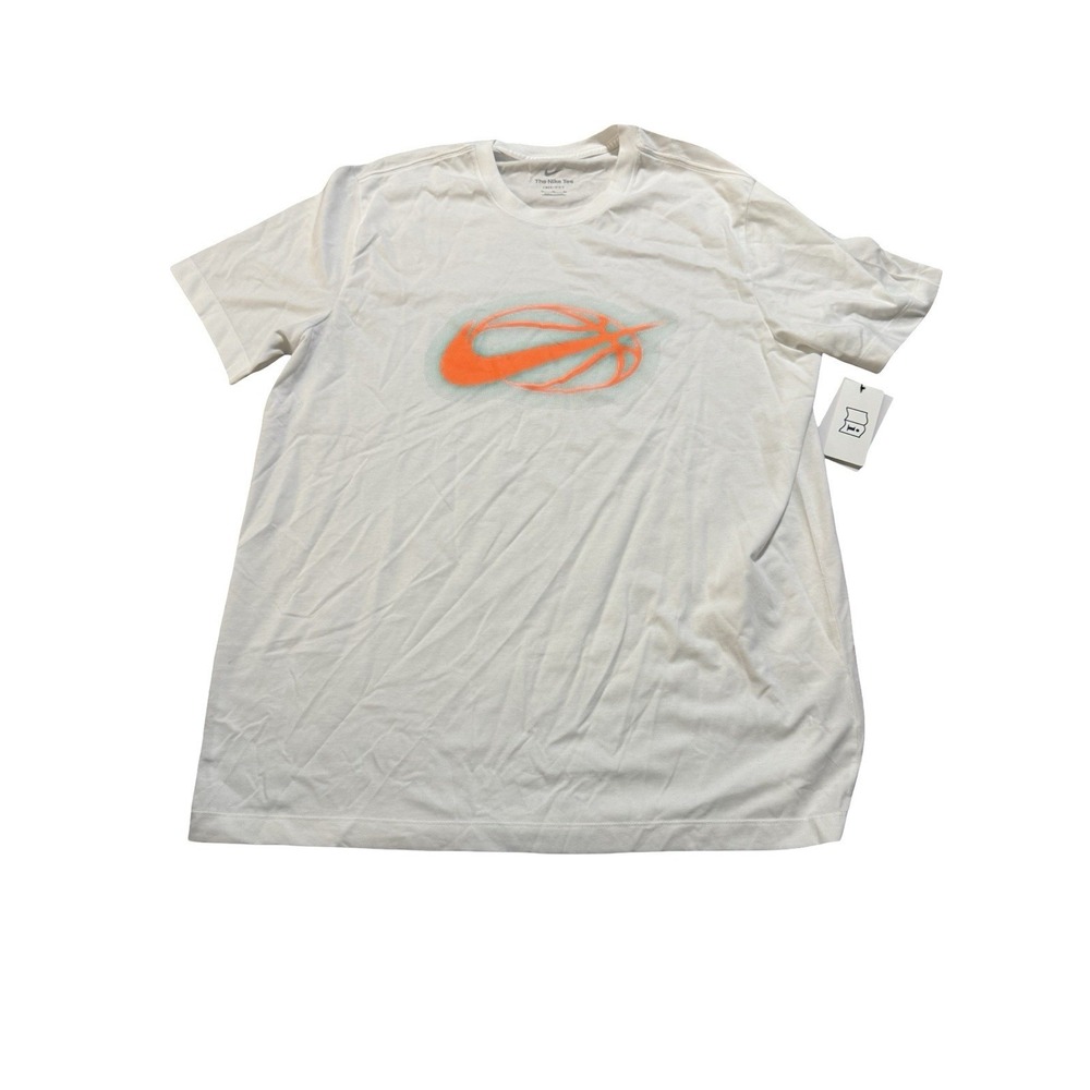 Nike Dri Fit Short Sleeve Basketball T-shirt - White - New - XL
